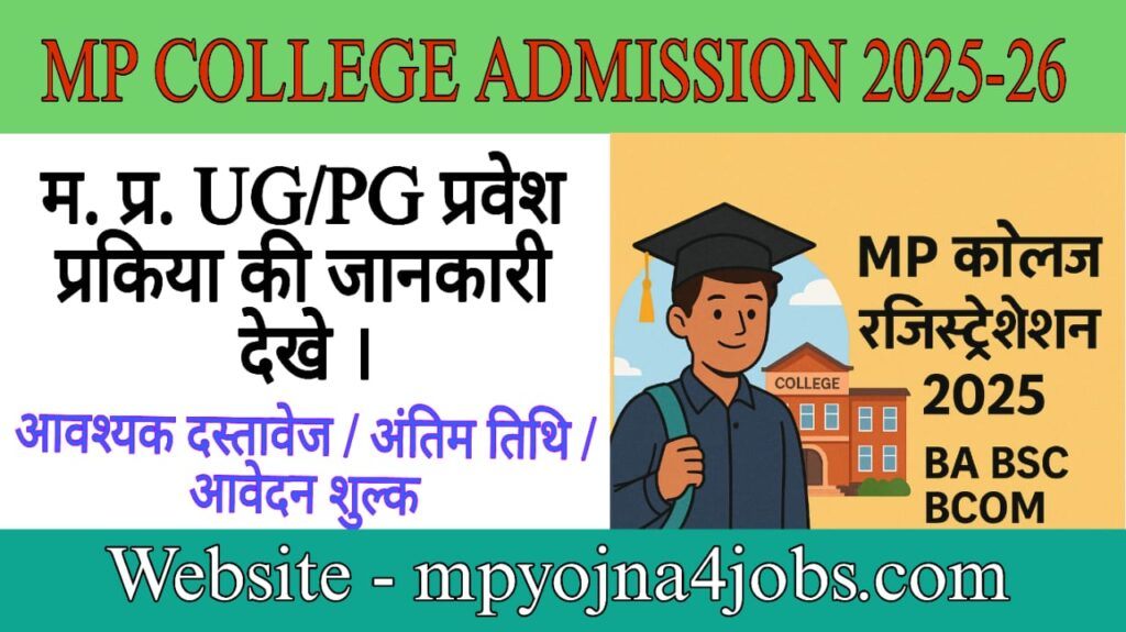 म.प्र. कॉलेज प्रवेश प्रिक्रिया 